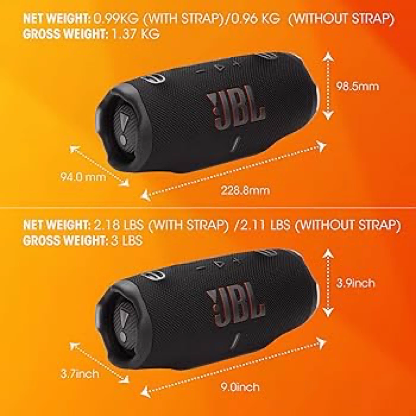 New JBL Charge 5 Portable Bluetooth Speaker - photo 3