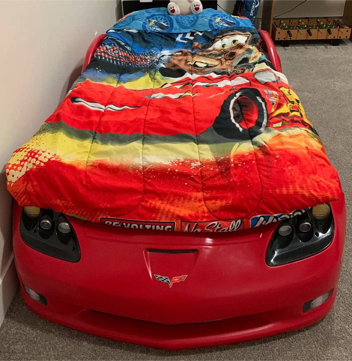 Step 2 Corvette Toddler to Twin-Sized Red Bed