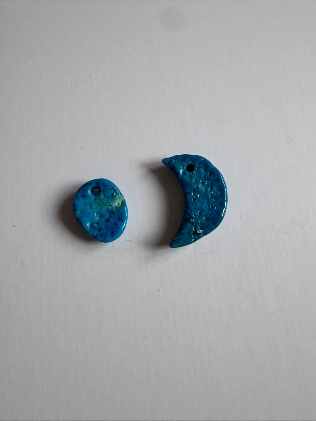 Blue Stone Moon and Oval Pendants image indicator(3)