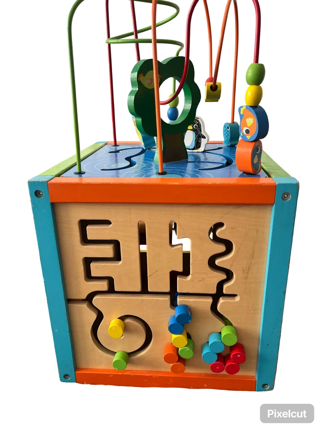 Wooden Activity Cube Toy image indicator(3)
