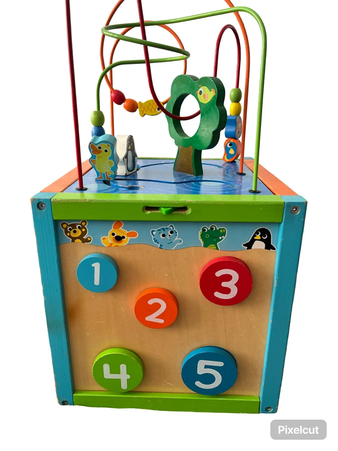 Wooden Activity Cube Toy image indicator(4)