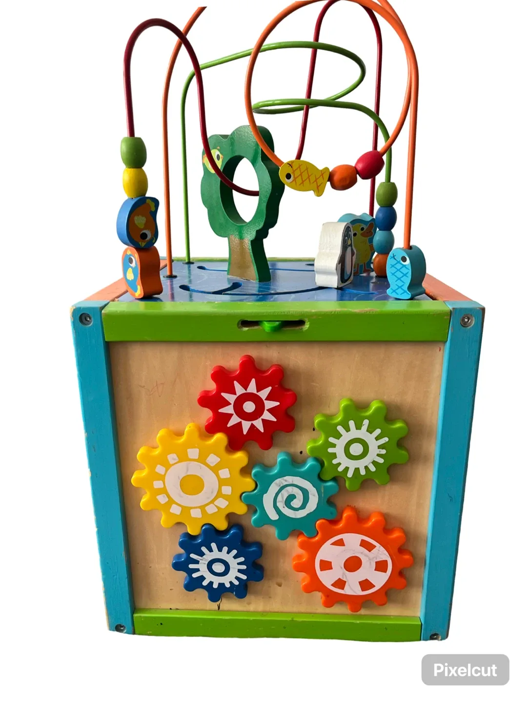 Wooden Activity Cube Toy image indicator(2)