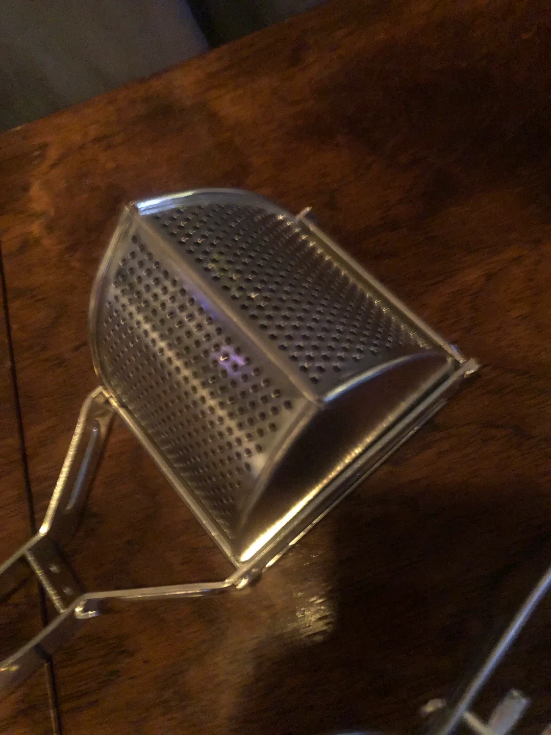 Vintage stainless steel Potato Ricer image indicator(3)