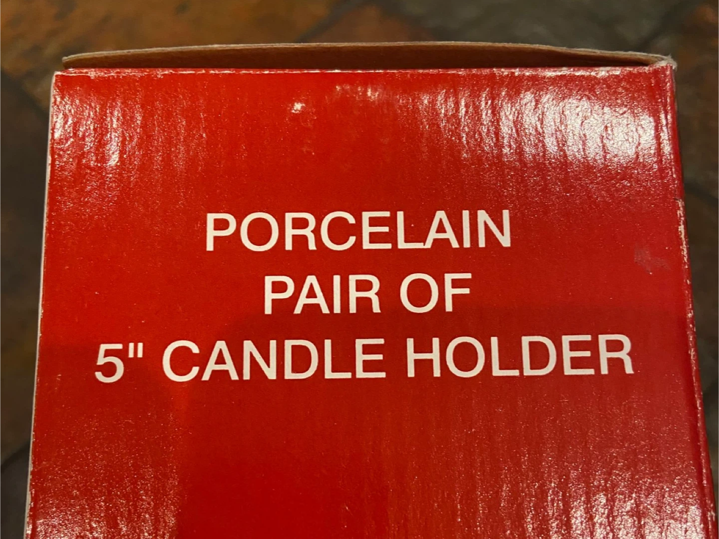 2 NEW CHRISTMAS Porcelain Candle Holders - photo 5