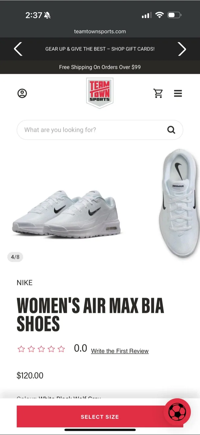 Nike Air Max Bia Women's Shoes - White (size 8) image indicator(4)