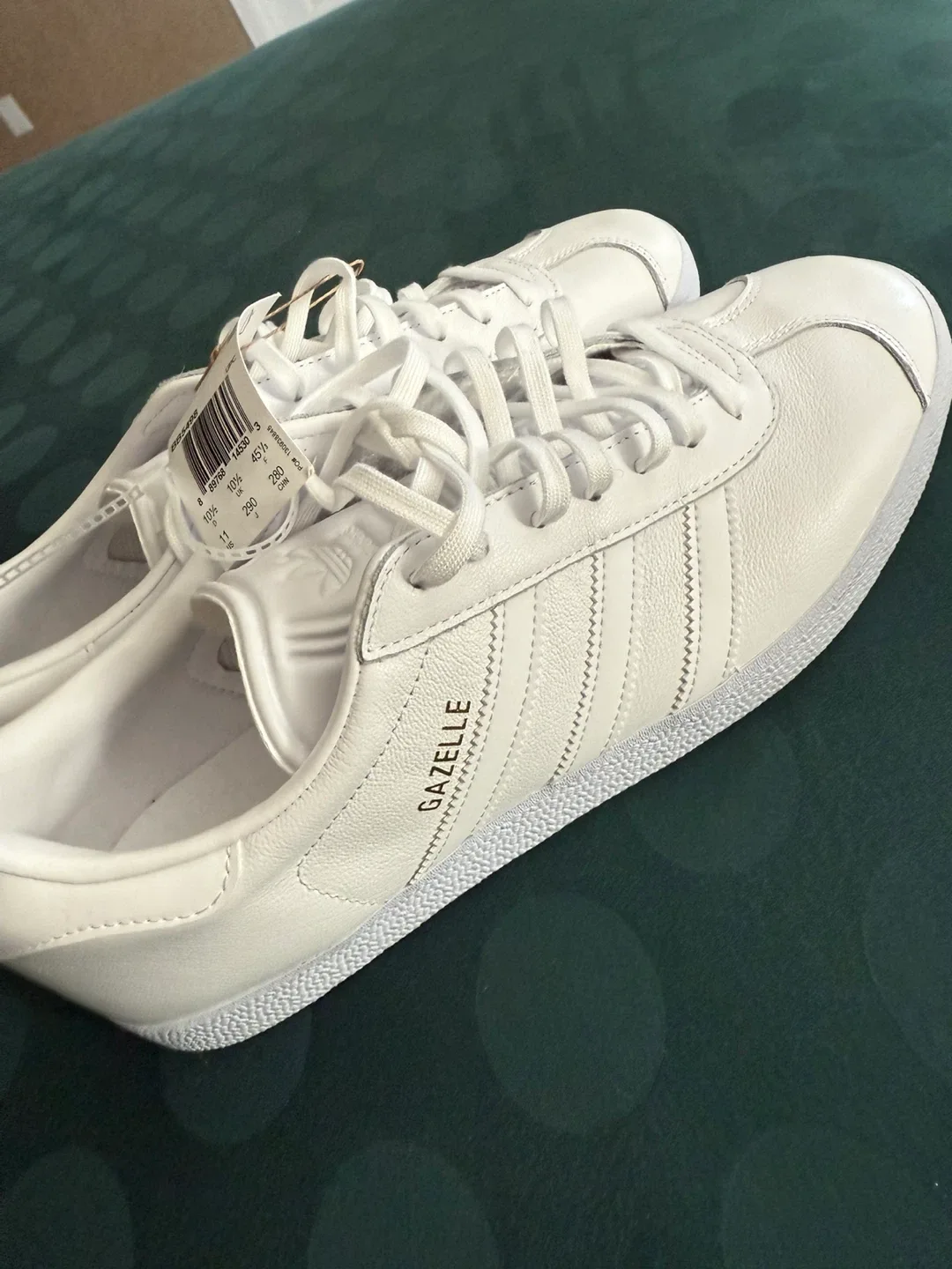 New Adidas Gazelle 'White Gold' - US(M) 11