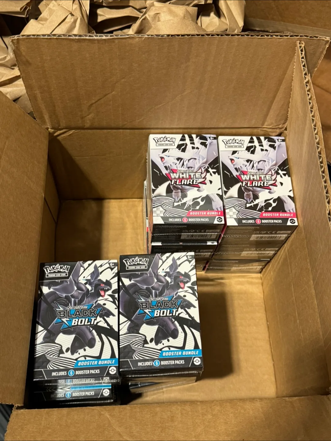 Black bolt white flare booster bundle
