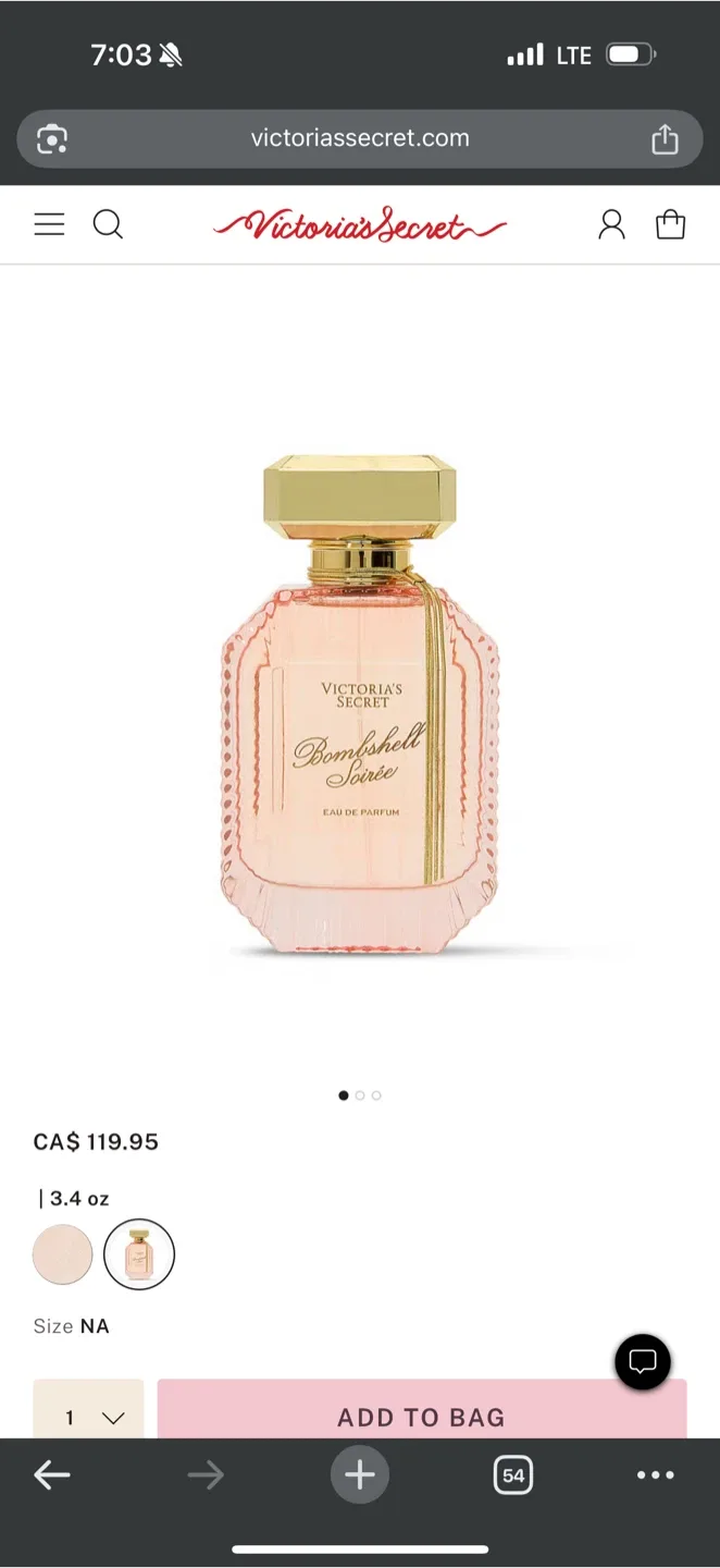 Victoria's Secret Bombshell Soirée Eau de Parfum 100ml image indicator(2)