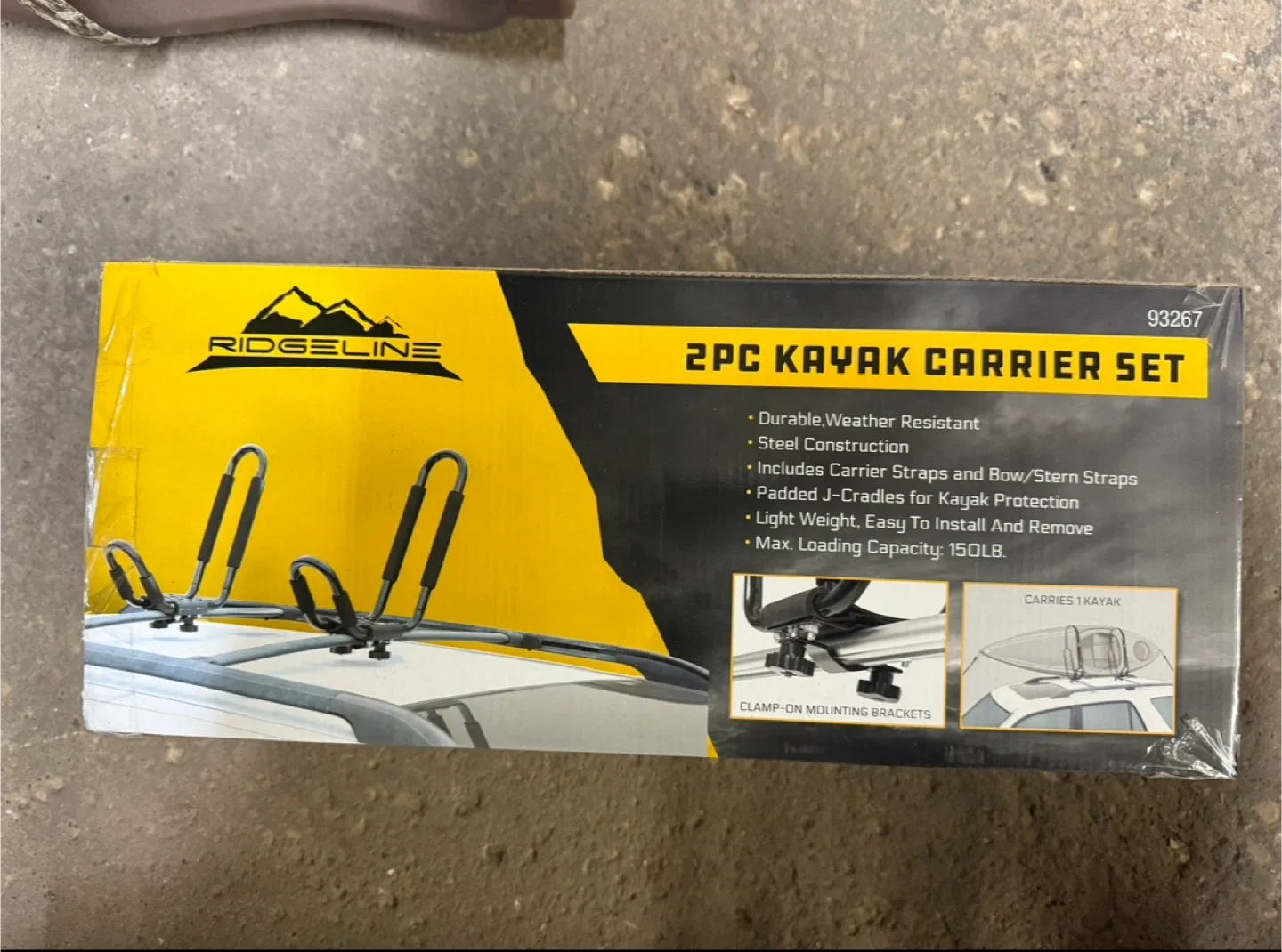 2 Piece Kayak Carrier Set