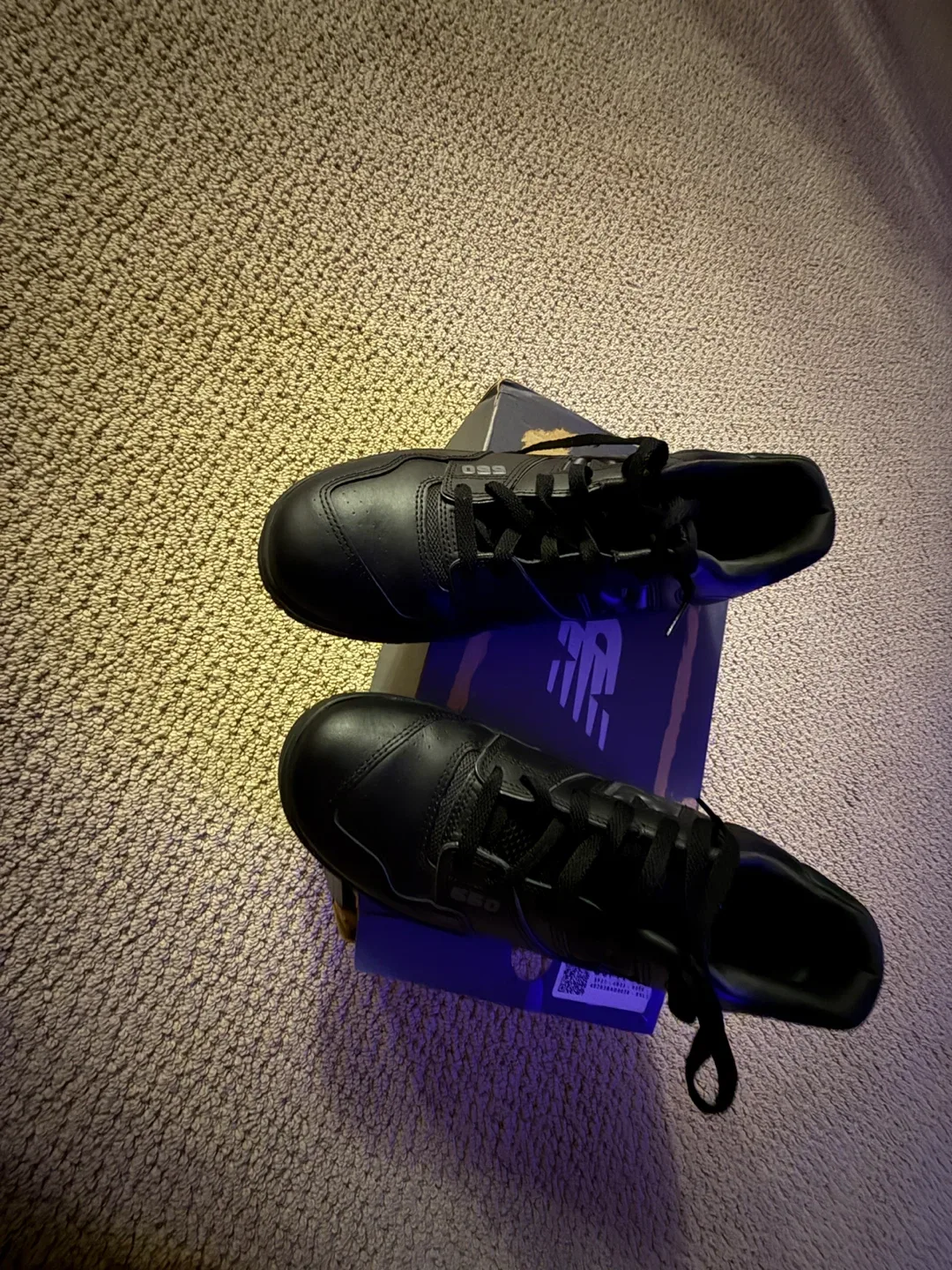 New Balance 550 Black, US Mens 12