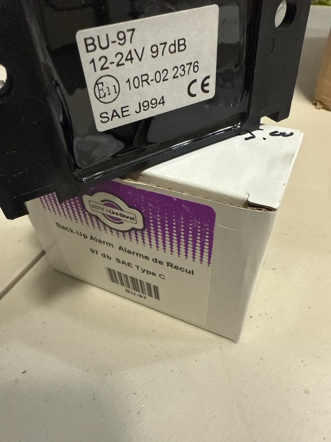 EPT Uni-Band BU-97 Back-Up Alarm - New in Box image indicator(3)