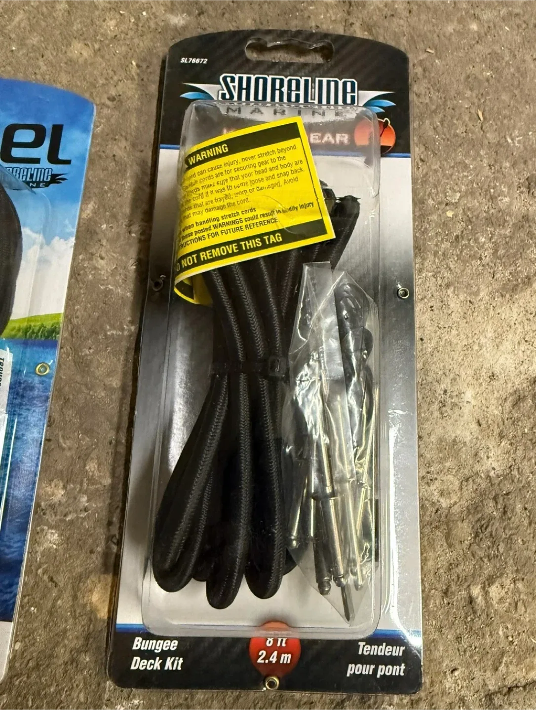 Shoreline Marine Kayak 8ft Bungee Deck Kit