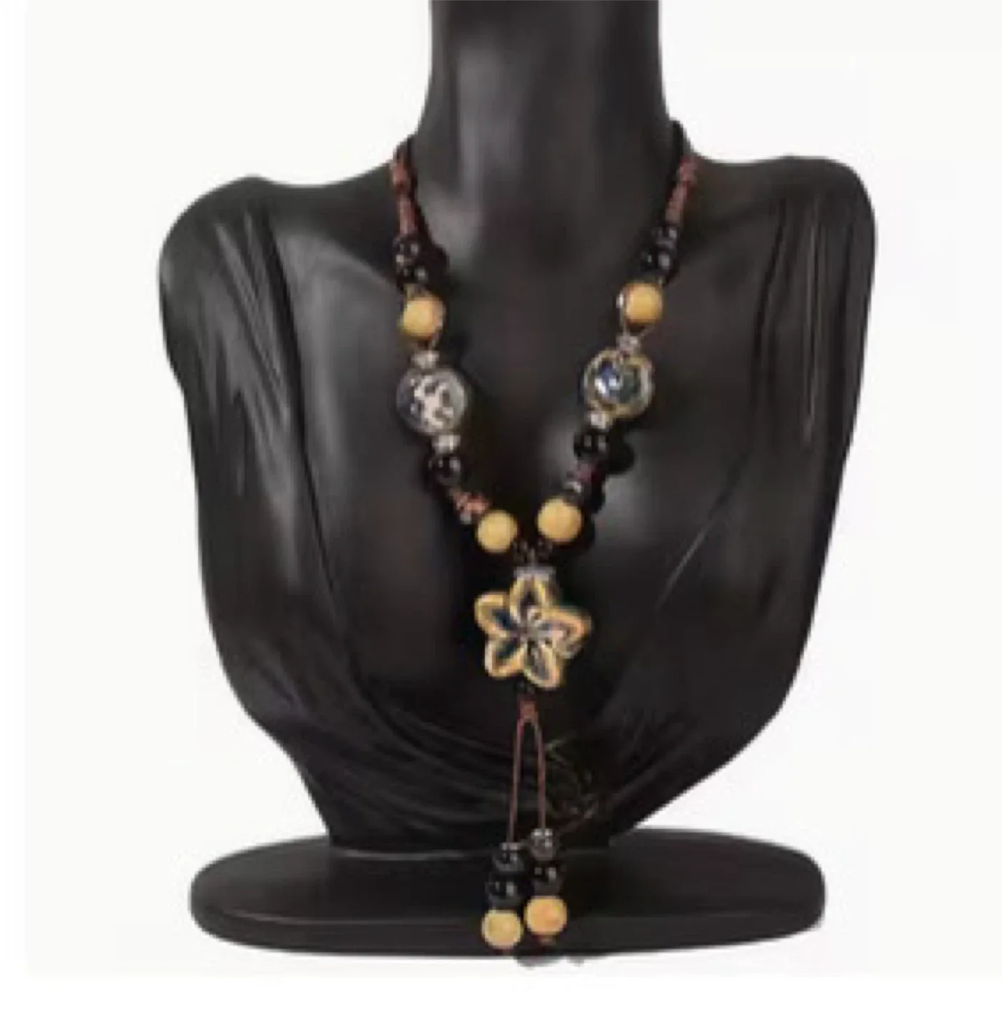 Beaded Flower Necklace