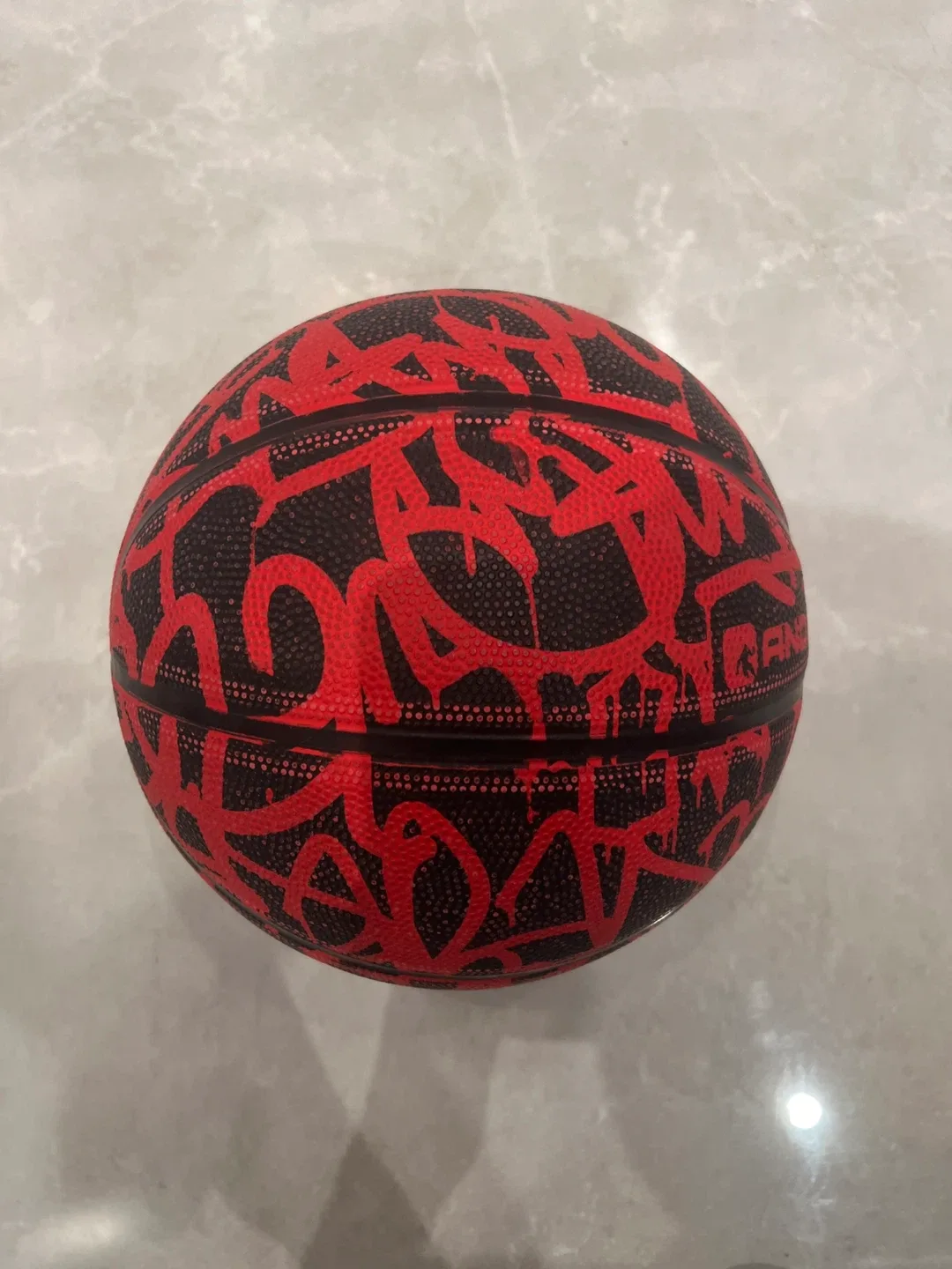 AND1 Graffiti Basketball - Red/Black