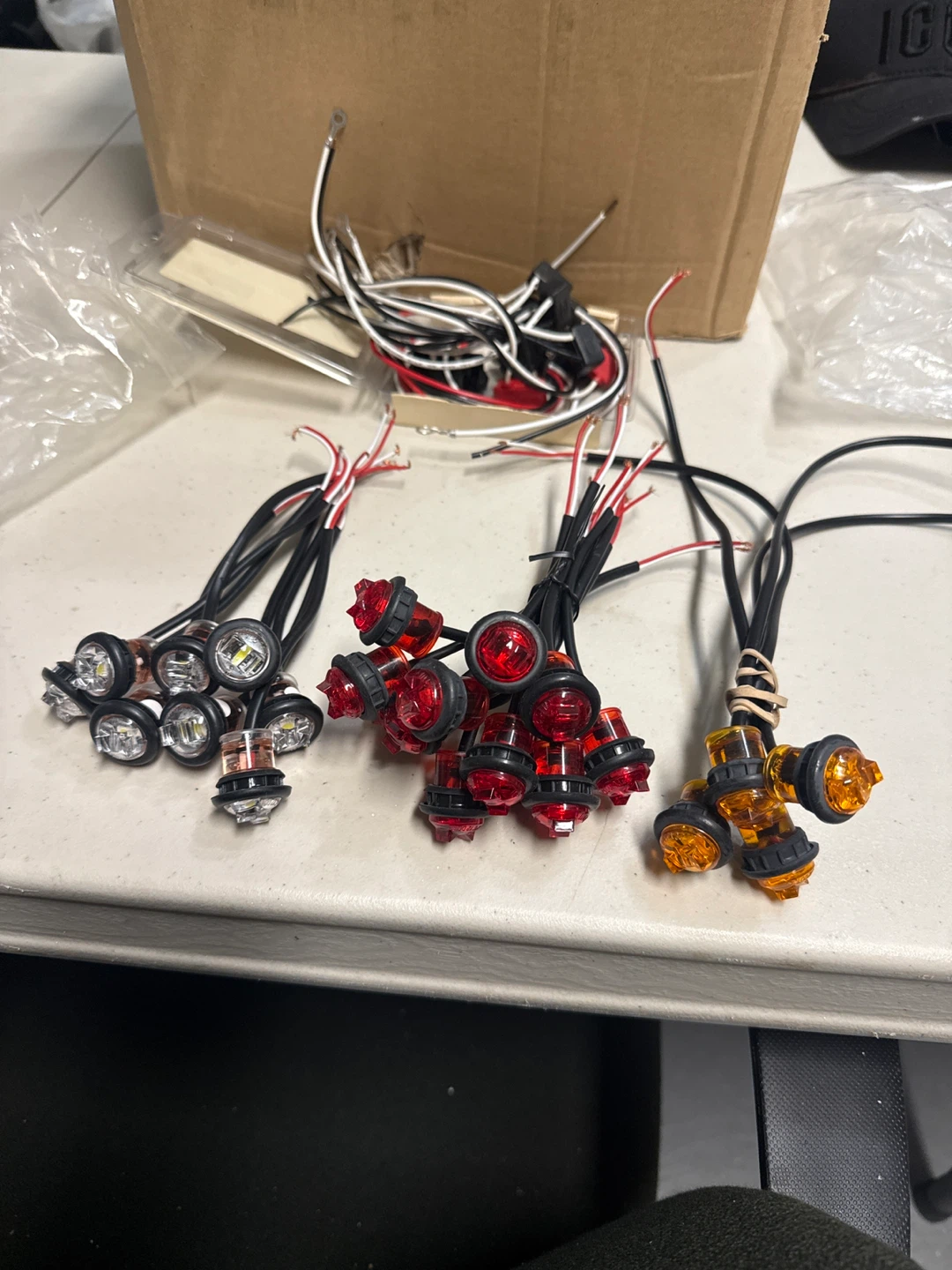 LED Trailer Marker Lights - Red, Yellow, White