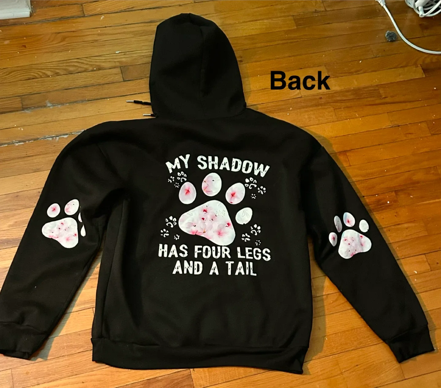 Black Hoodie - My Shadow Has Four Legs (Clothes) image indicator(2)