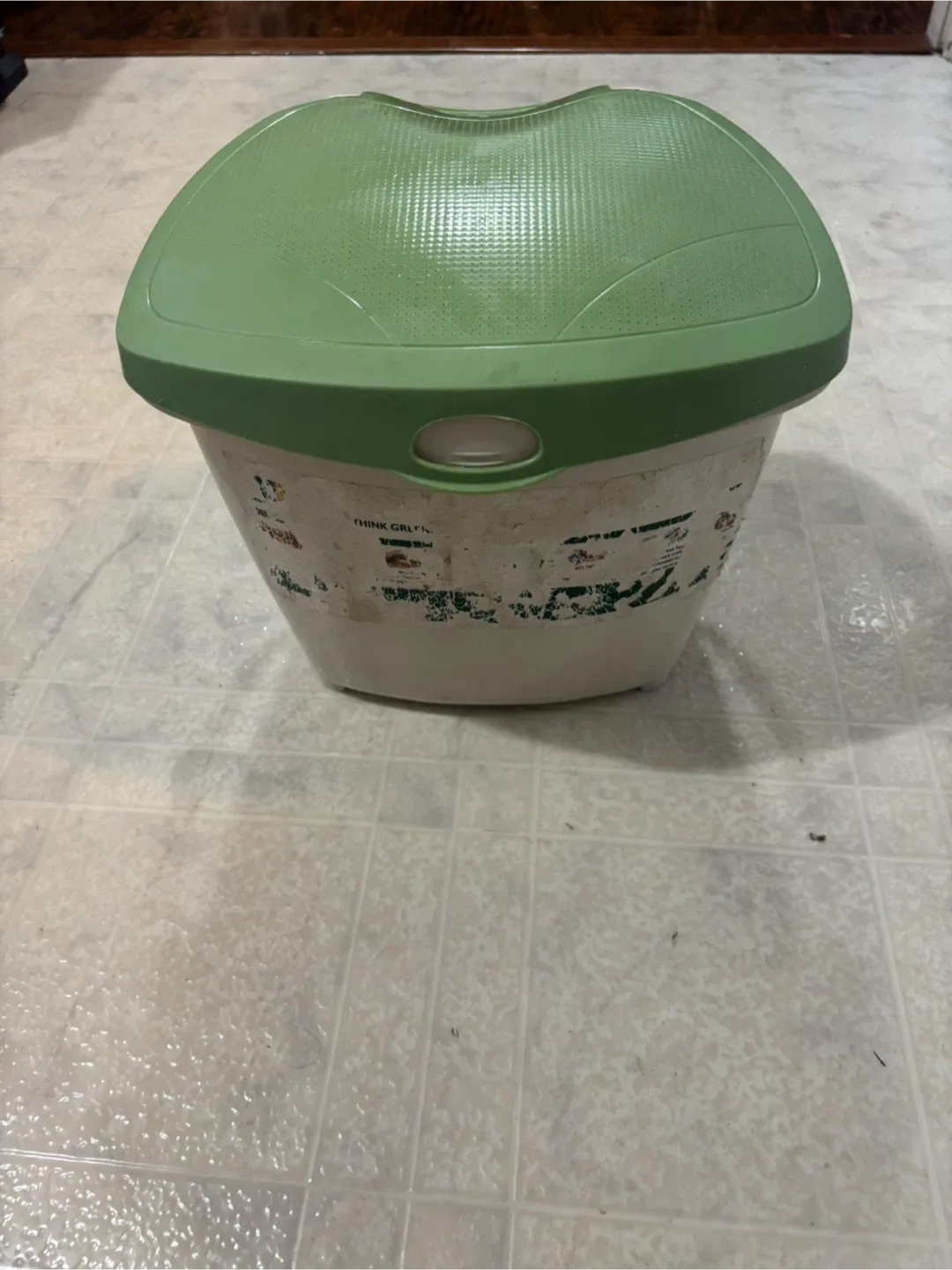 Used Kitchen Compost Bin