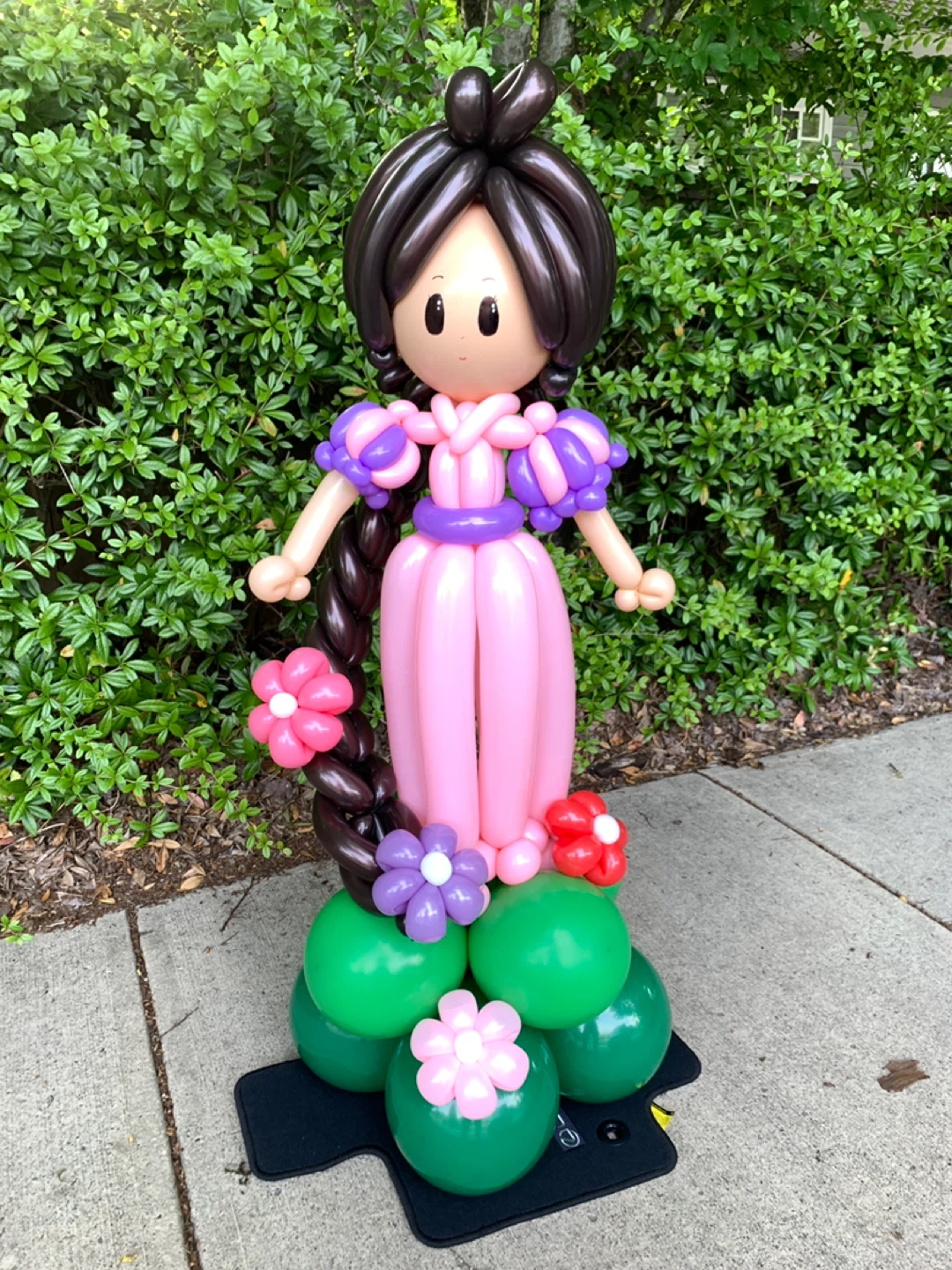 Handmade Mermaid birthday balloon centrepiece column - photo 2