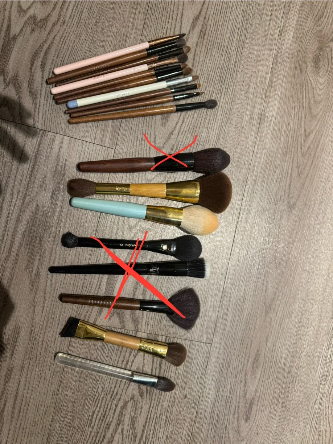 Assorted Makeup Brushes - Lancome, Tarte, Colourpop