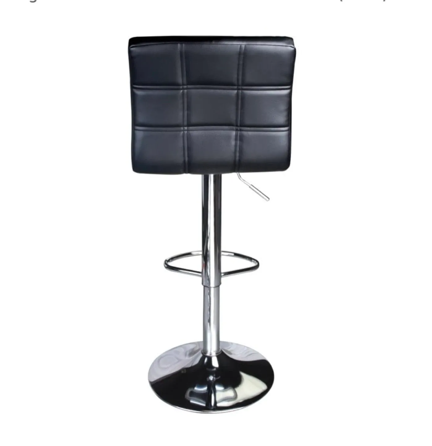 Black Adjustable Height Bar Stool image indicator(7)