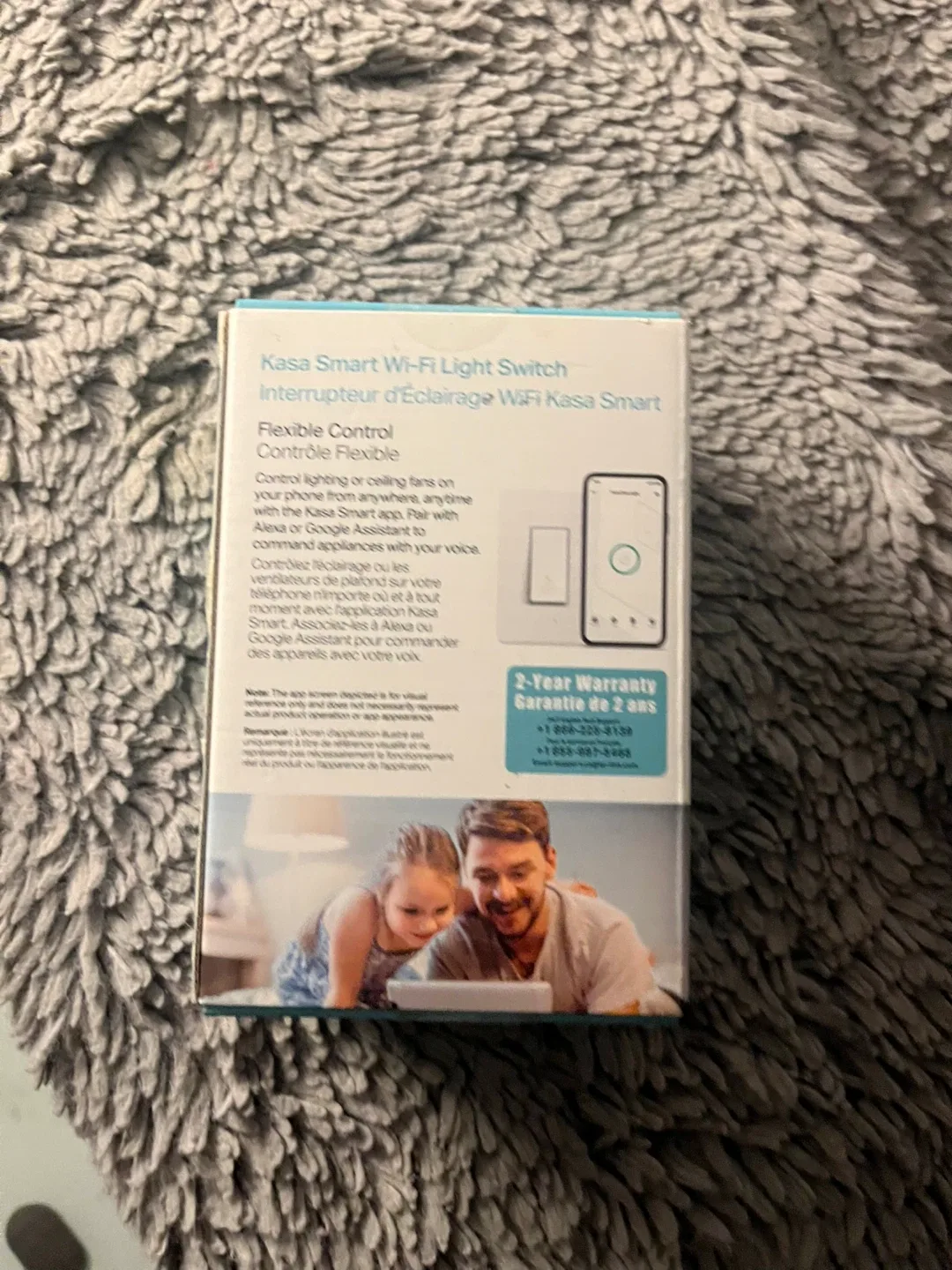 Kasa Smart Wi-Fi Light Switch HS200 - New in Box image indicator(2)