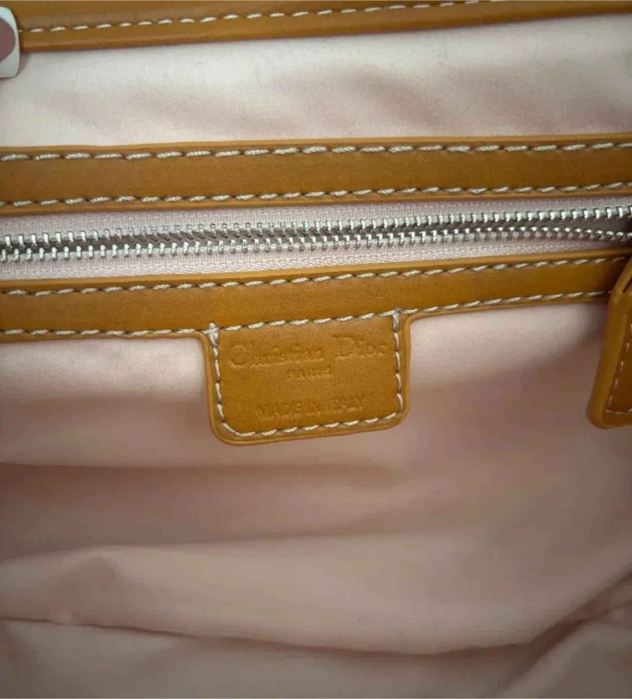 Christian Dior Beige/Pink Trotter Bag image indicator(3)