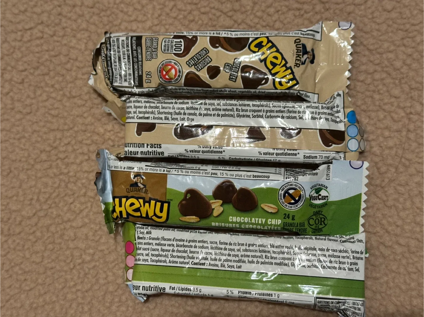 Quaker Chewy Chocolatey Chip Granola Bars thumbnail