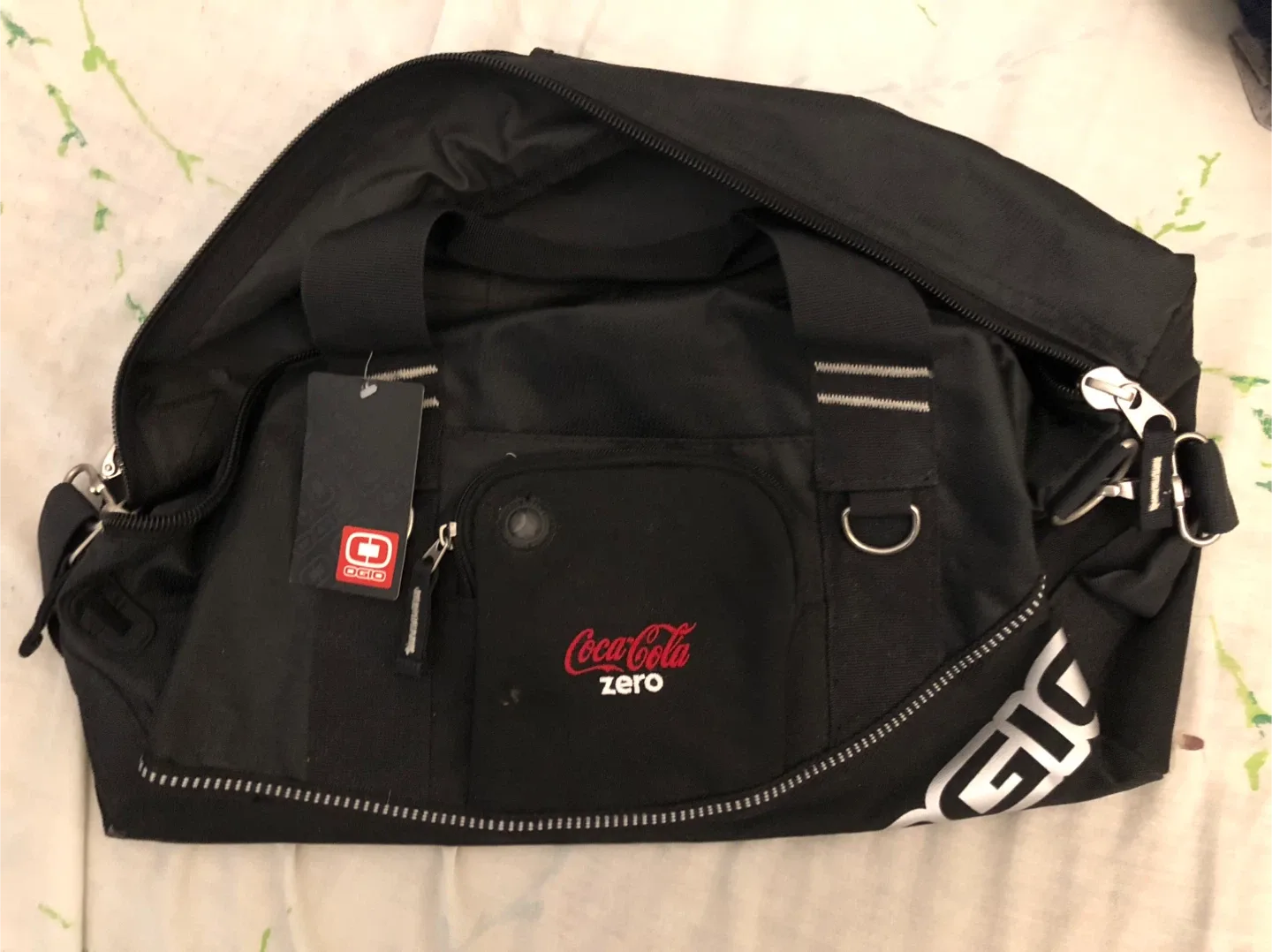 NEW UNUSED! OGIO Halfdome Coca-Cola Zero Black Duffle Bag