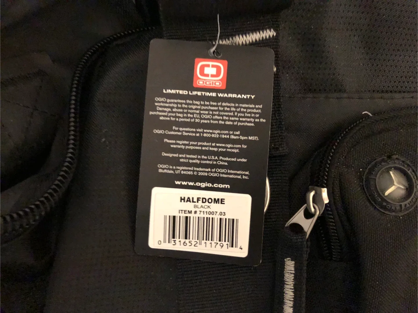 NEW UNUSED! OGIO Halfdome Coca-Cola Zero Black Duffle Bag image indicator(2)