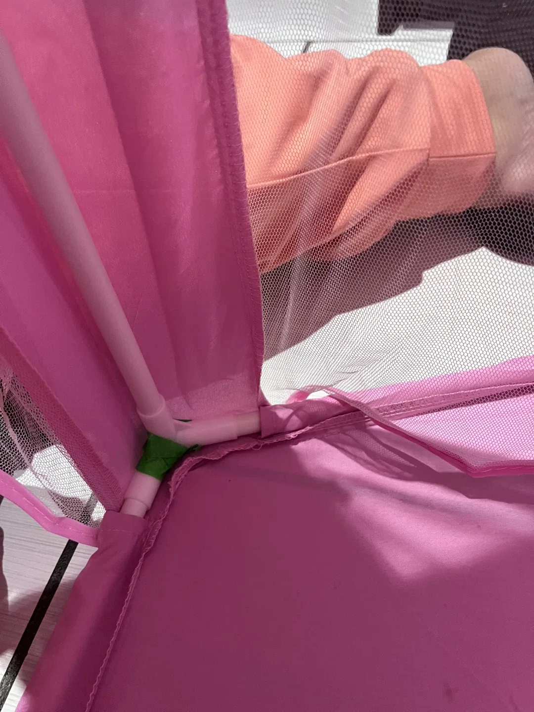 Pink Polka Dot Kids Play Tent image indicator(9)