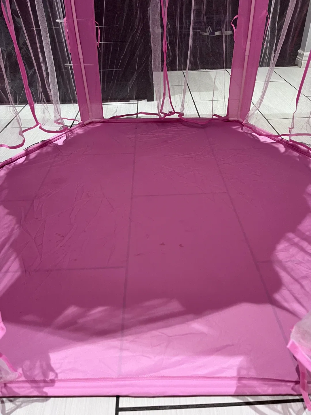 Pink Polka Dot Kids Play Tent image indicator(6)