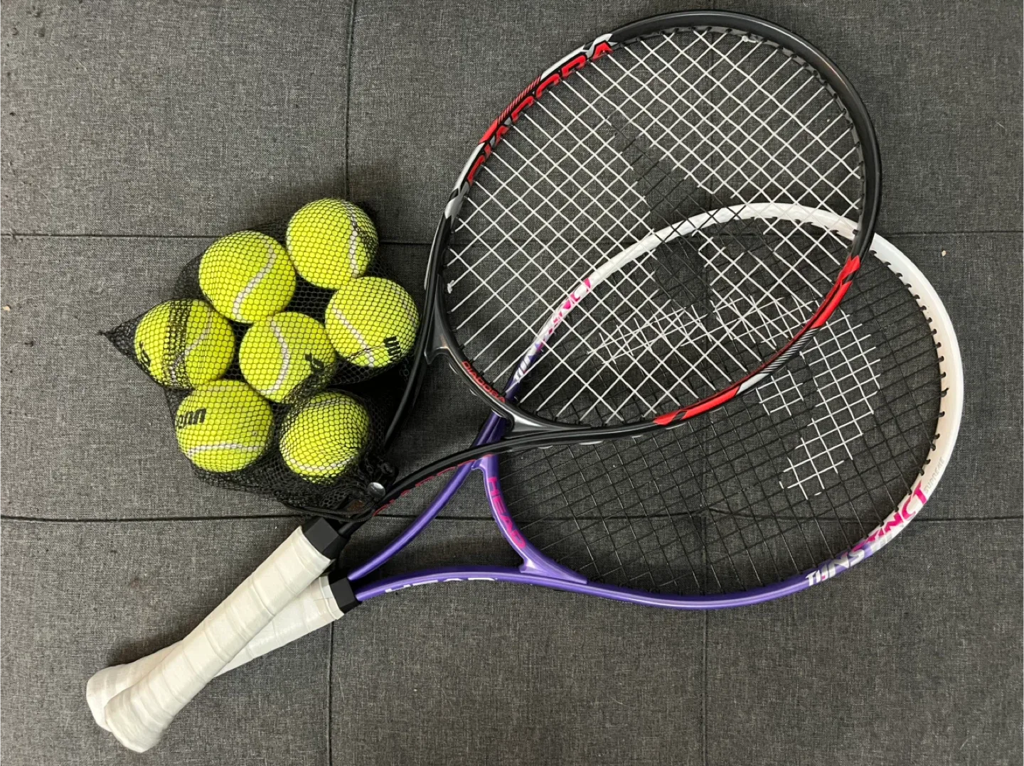 Pair of Tennis Racquets