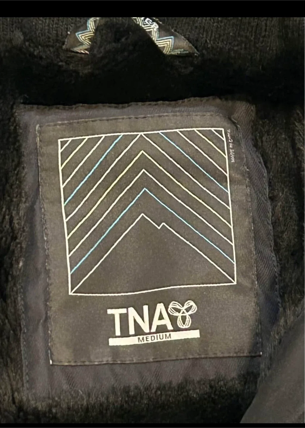 TNA Black Winter Parka - Size Medium image indicator(2)