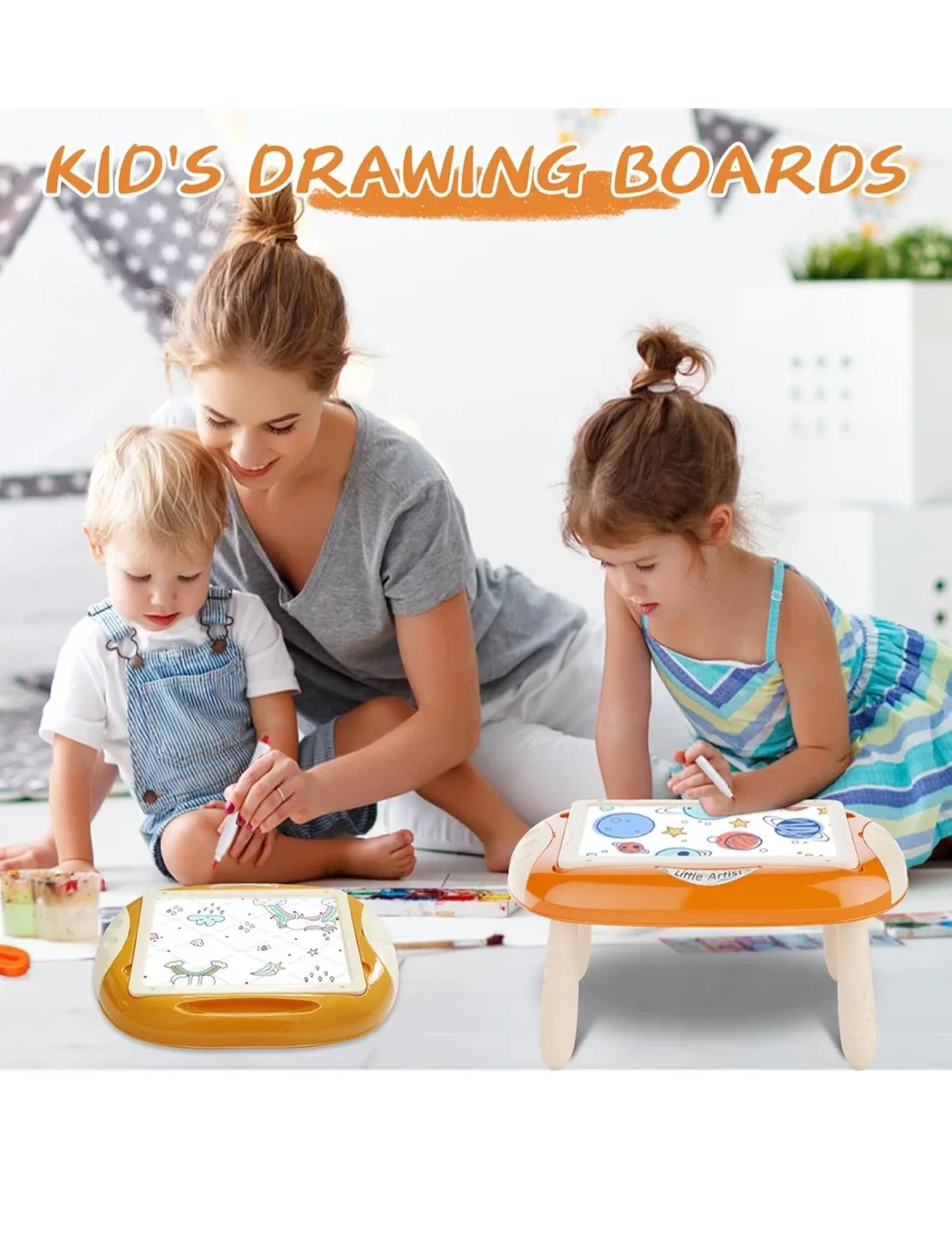 Toddler Toys Board - Kids Drawing Board image indicator(3)