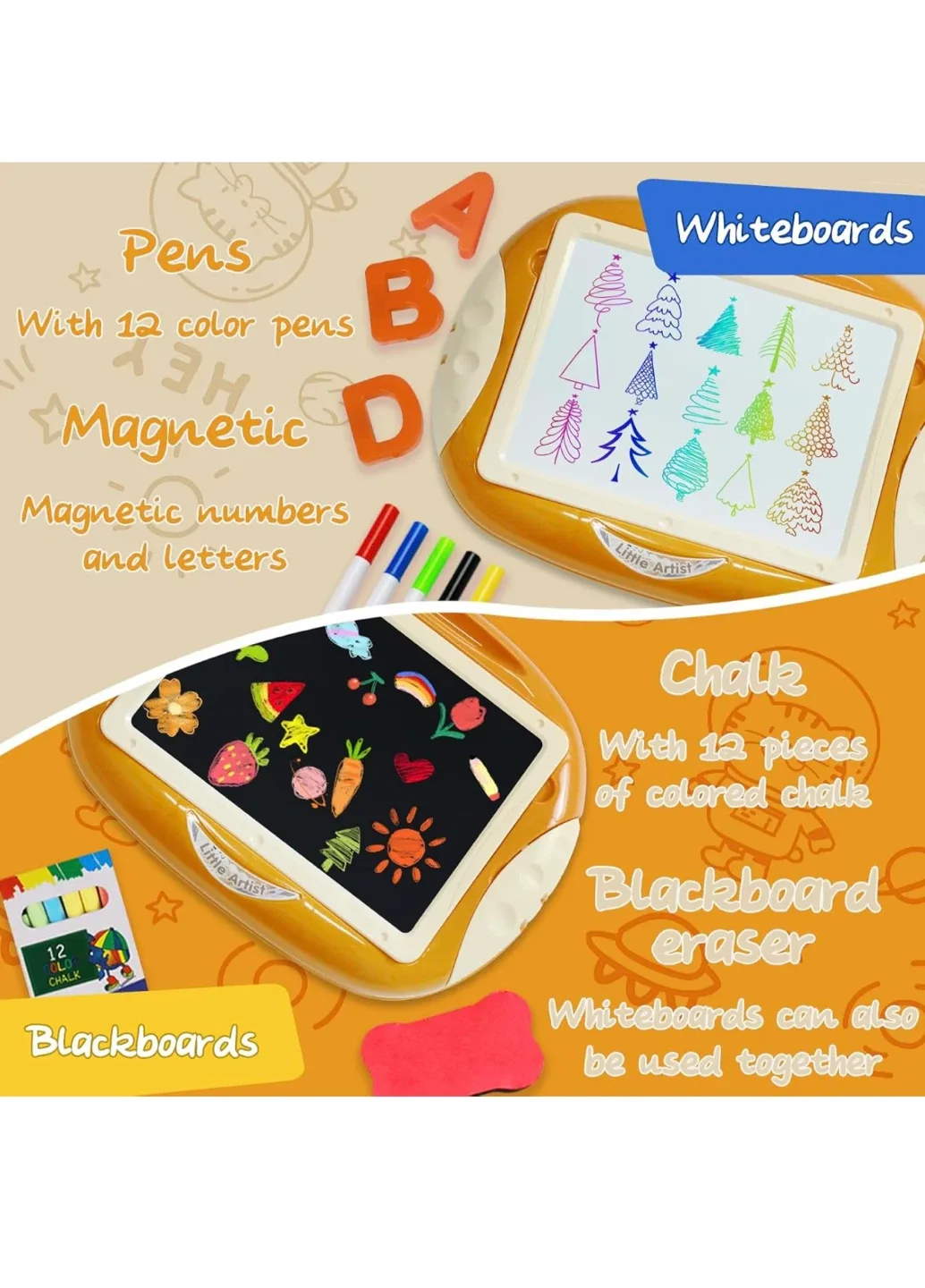 Toddler Toys Board - Kids Drawing Board image indicator(7)