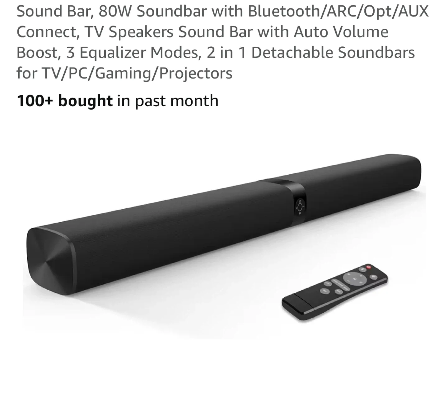 KY-8000 Soundbar Speaker with Bluetooth image indicator(2)