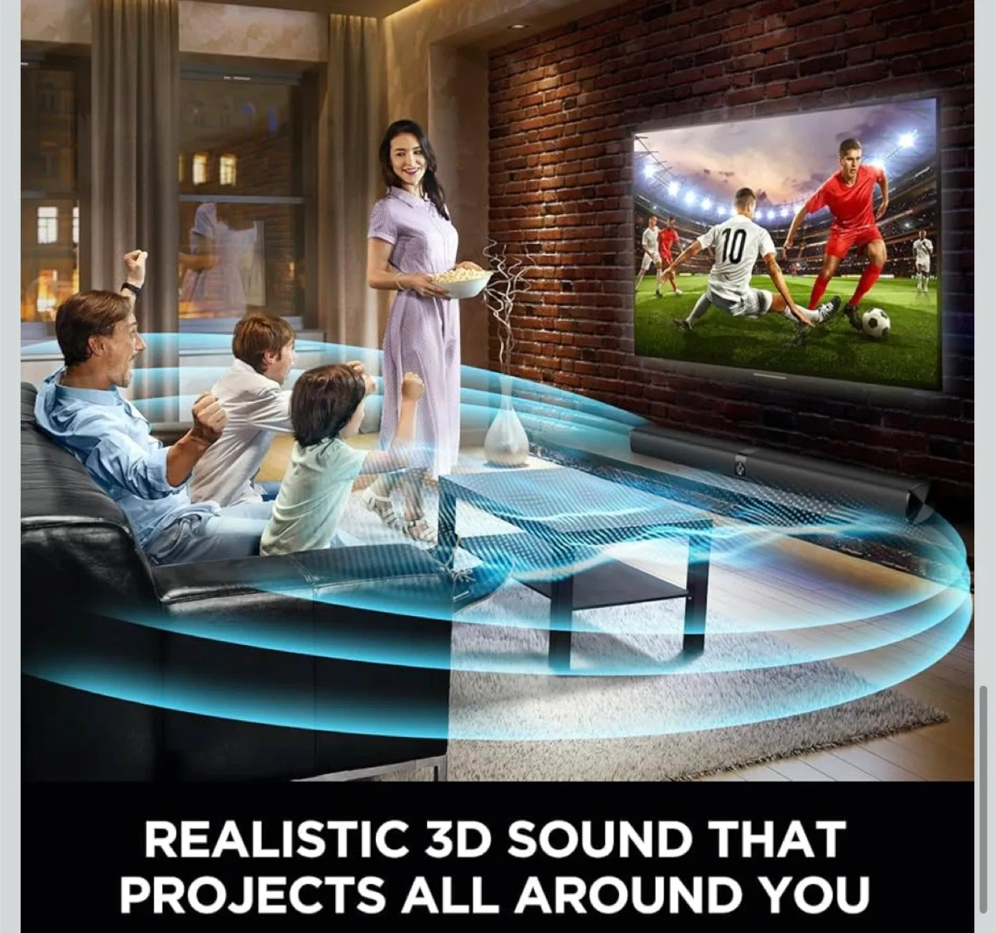 KY-8000 Soundbar Speaker with Bluetooth image indicator(7)