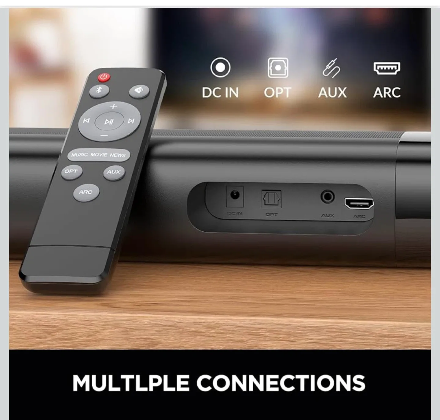 KY-8000 Soundbar Speaker with Bluetooth image indicator(9)