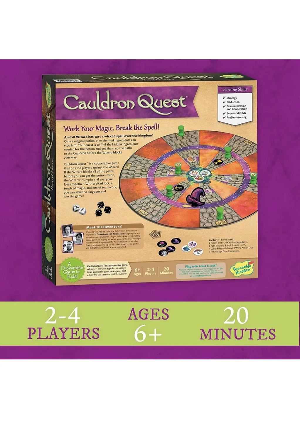 Cauldron Quest Cooperative Board Game image indicator(2)