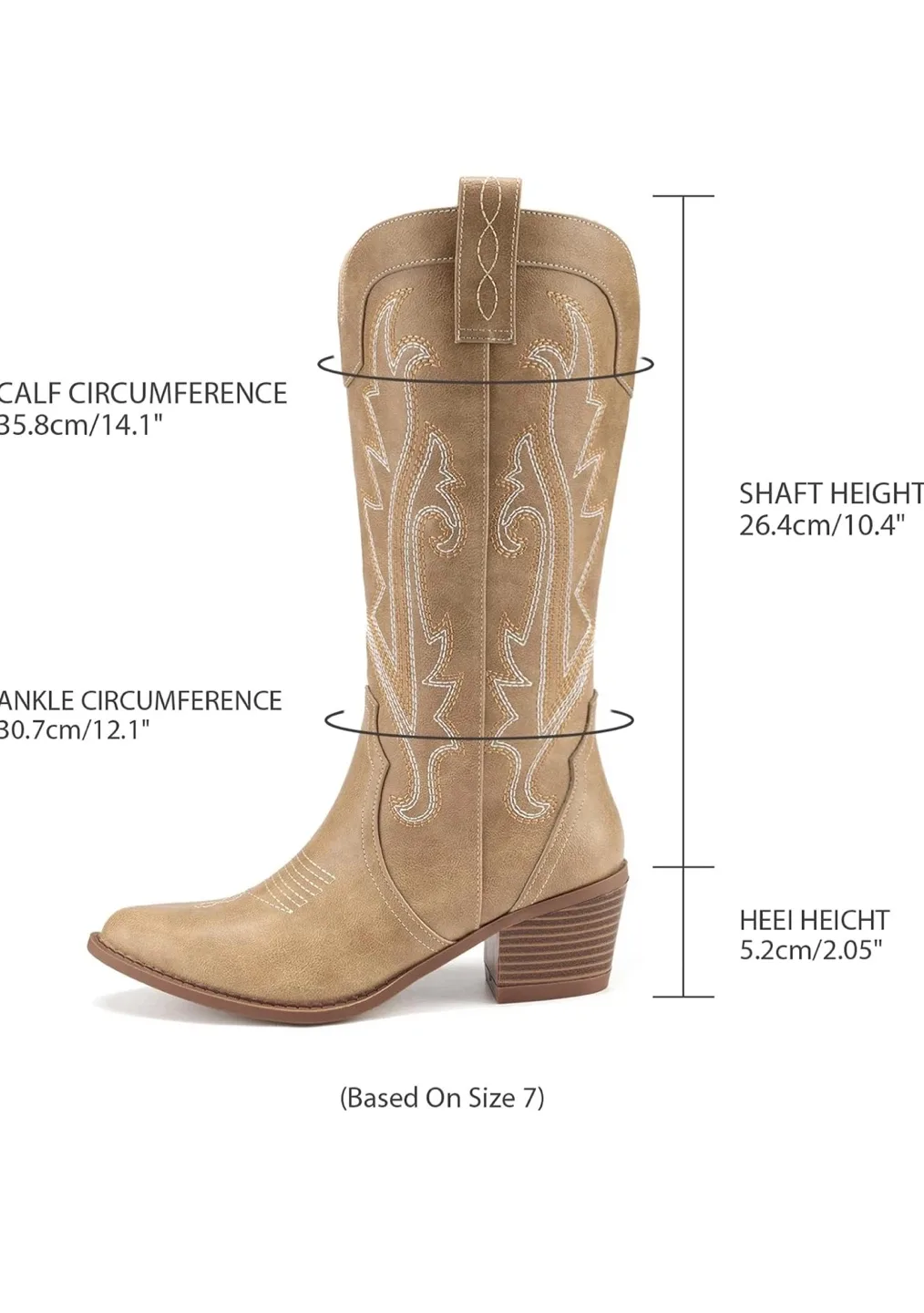 Cowboy Boots, Size 7 image indicator(4)