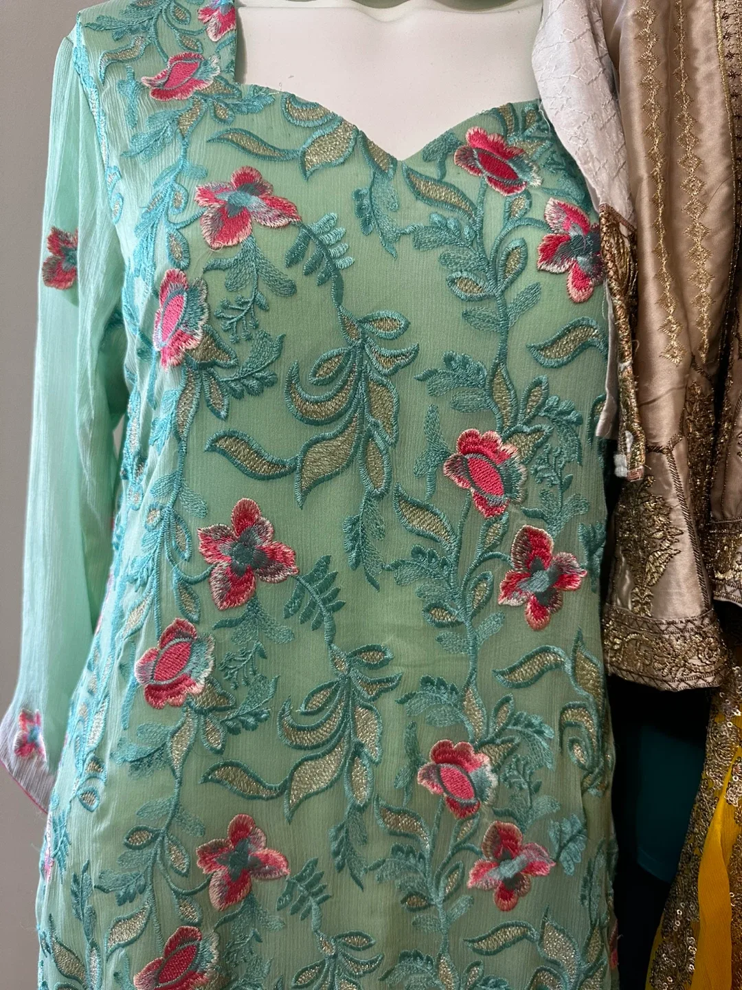 Embroidered Floral Dress image indicator(2)