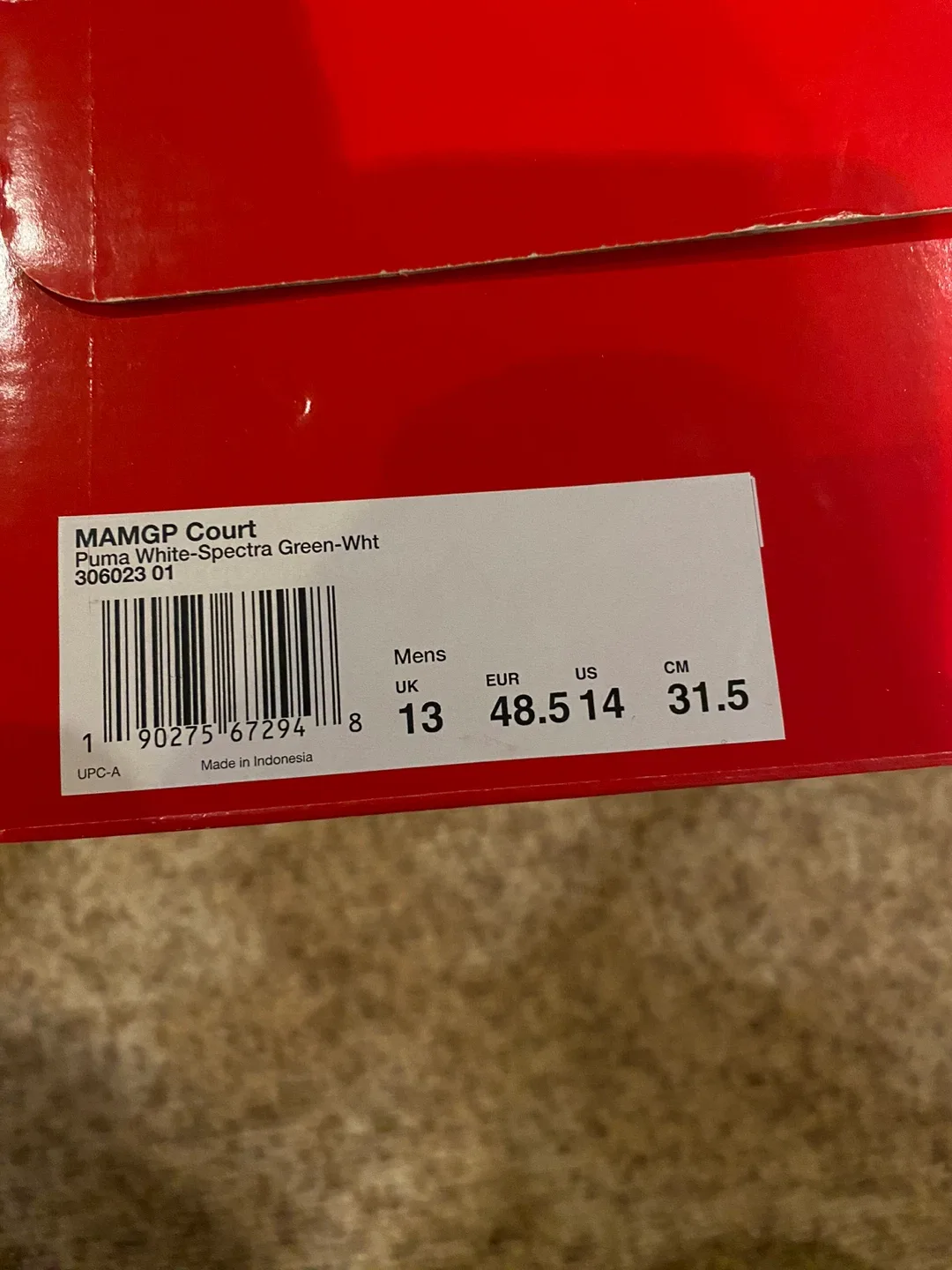 Puma F1 Mercedes AMG Petronas Shoes, Brand New size 13 image indicator(3)