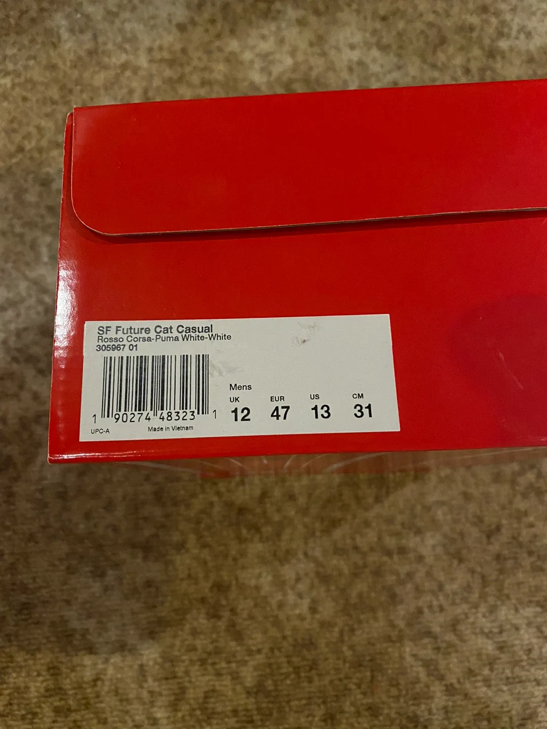 Brand New Puma F1 Ferrari shoes in size 12 13 image indicator(2)