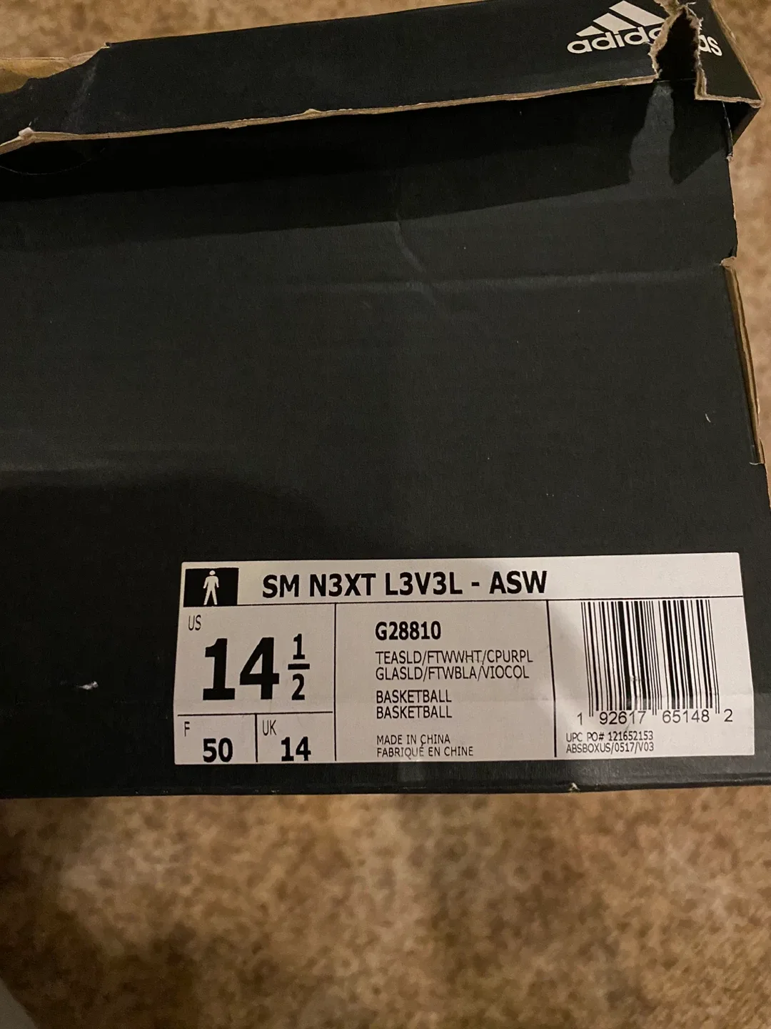 Brand New in box, Adidas Basketball shoes in size 14 image indicator(2)
