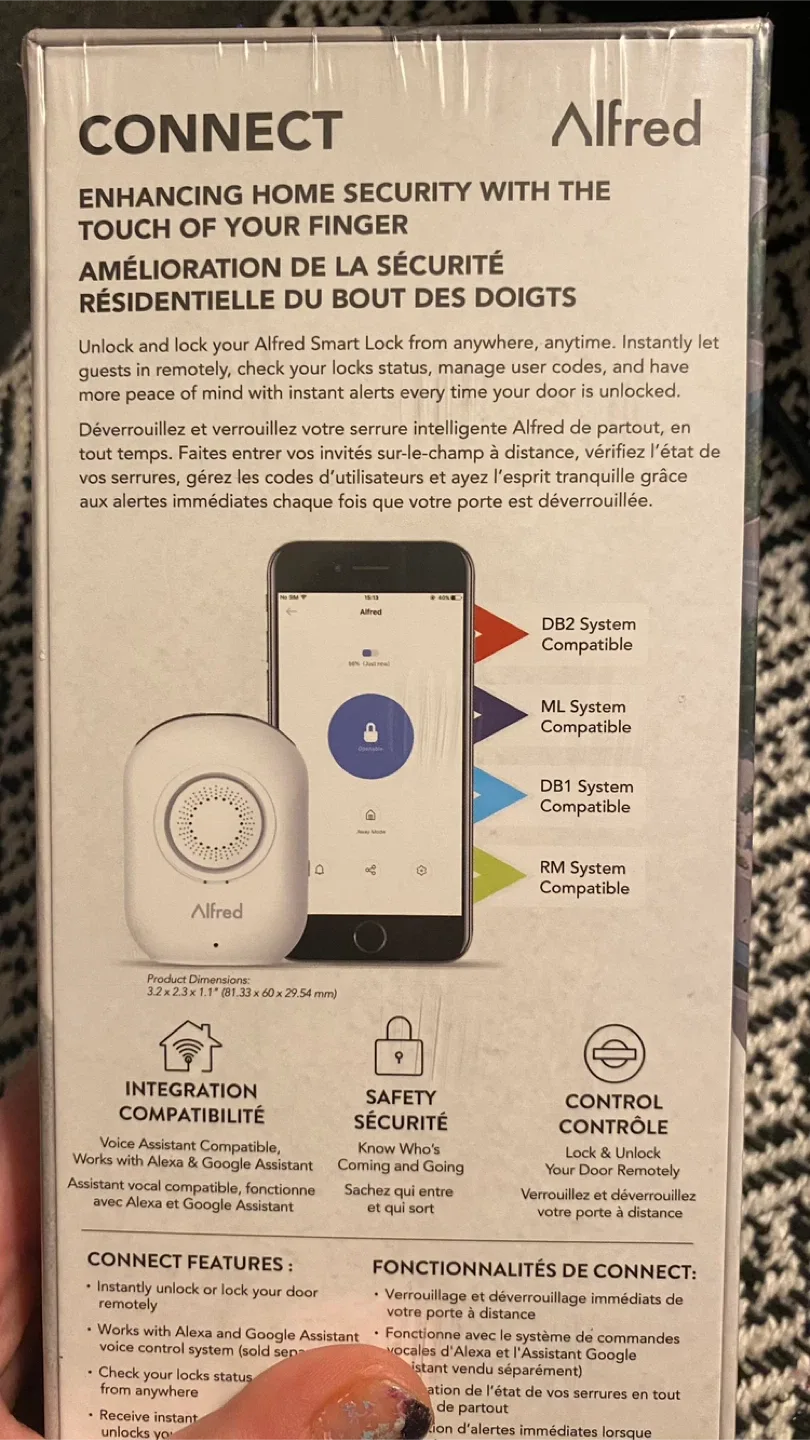Alfred Connect Smart Lock - New in Box! image indicator(3)