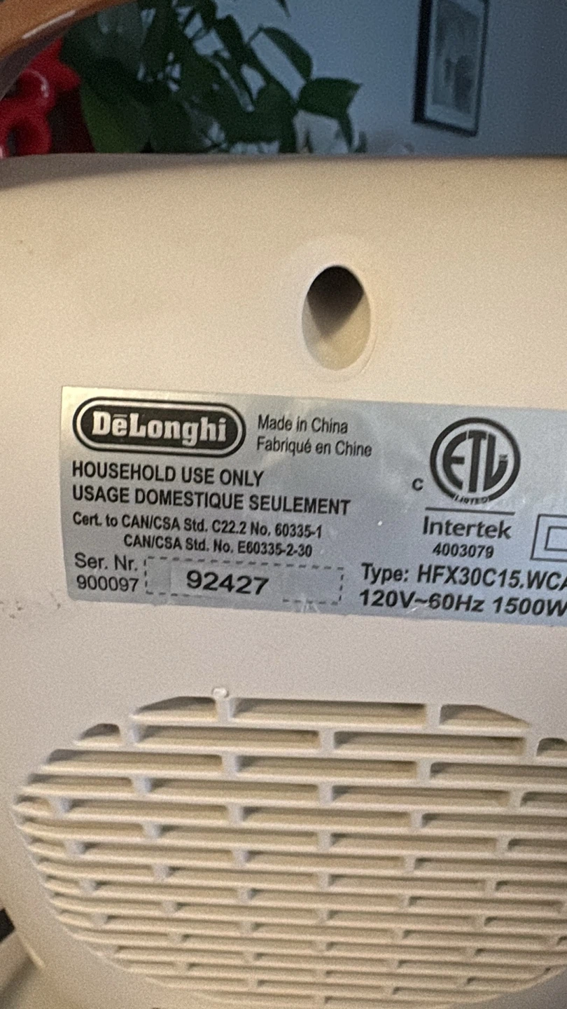 DeLonghi Ceramic Technology Heater - photo 2