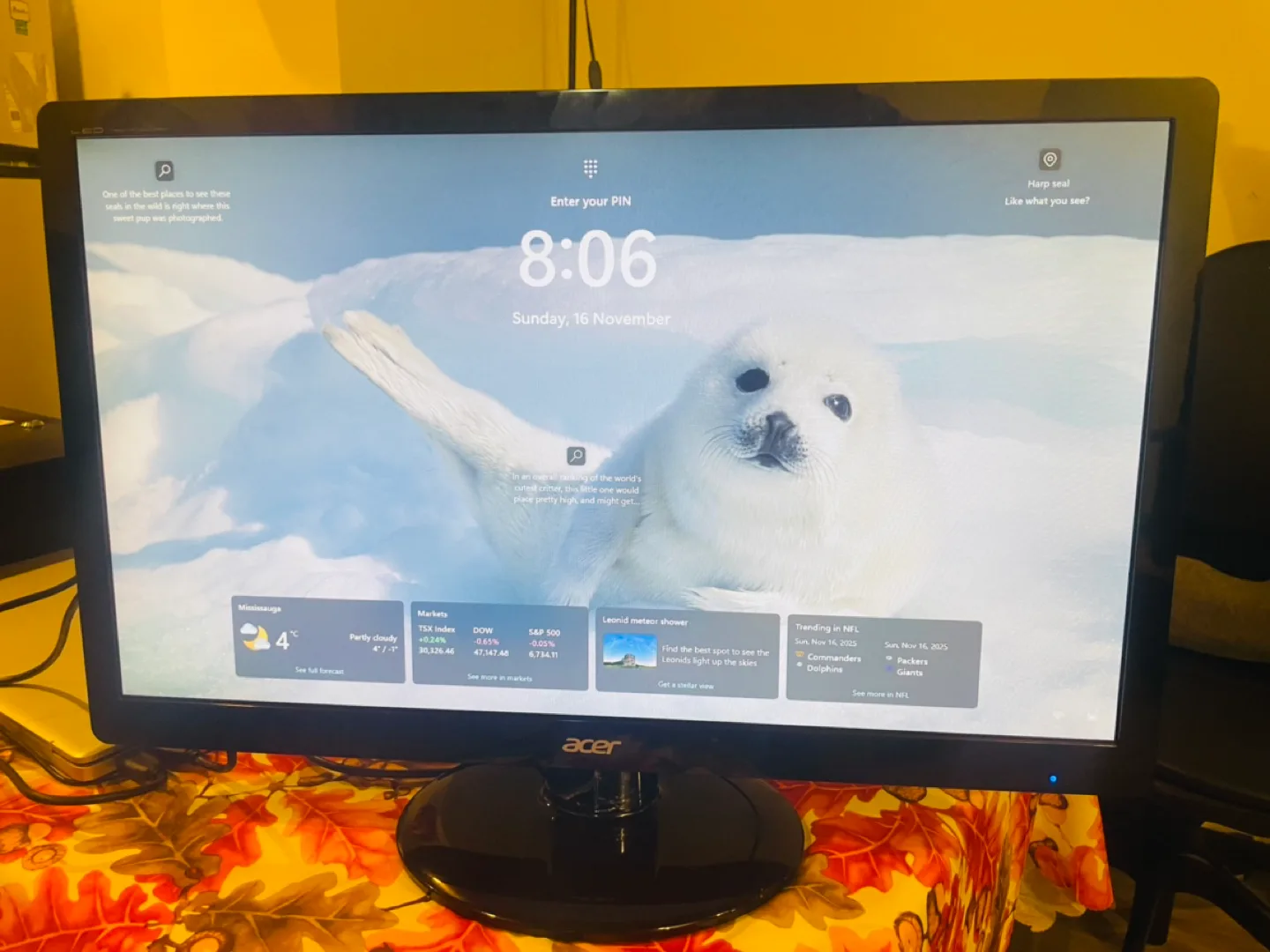 23” is Acer Monitor
