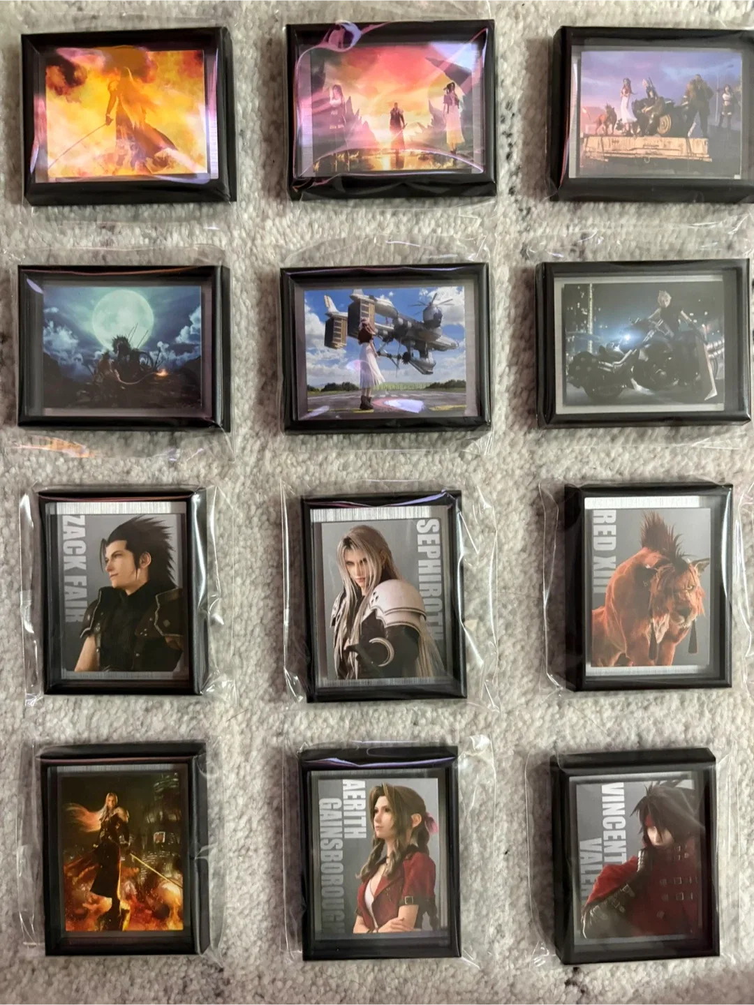 Final Fantasy VII Character Magnets video game ps5