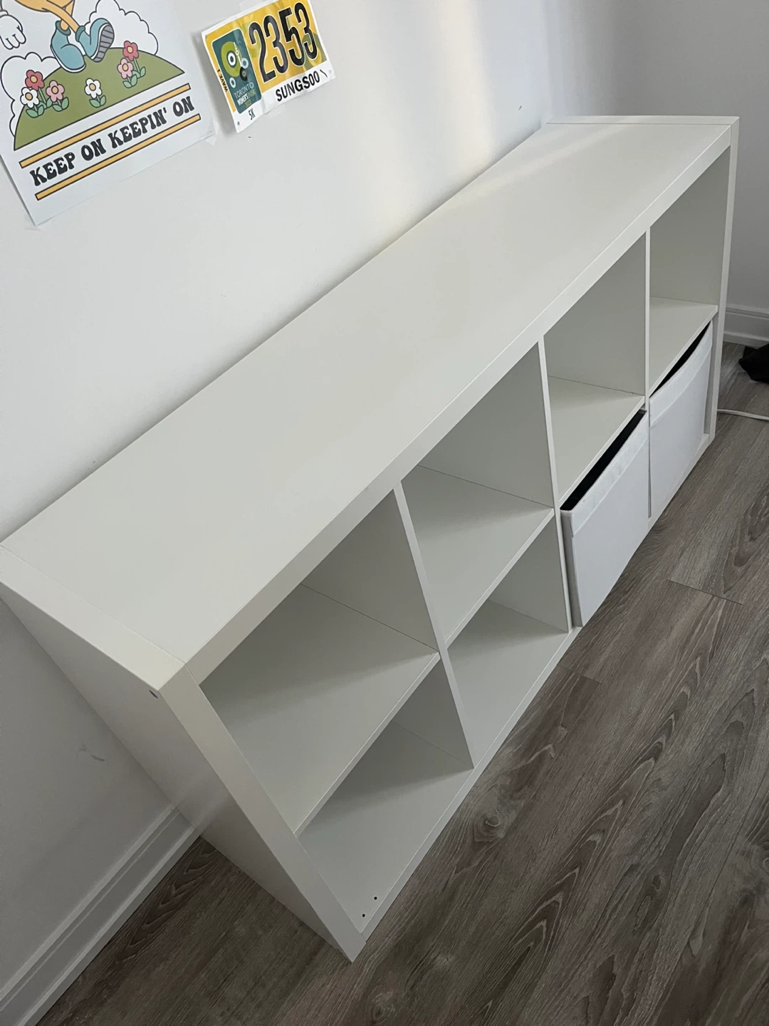 FREE IKEA Kallax Shelf Unit - White