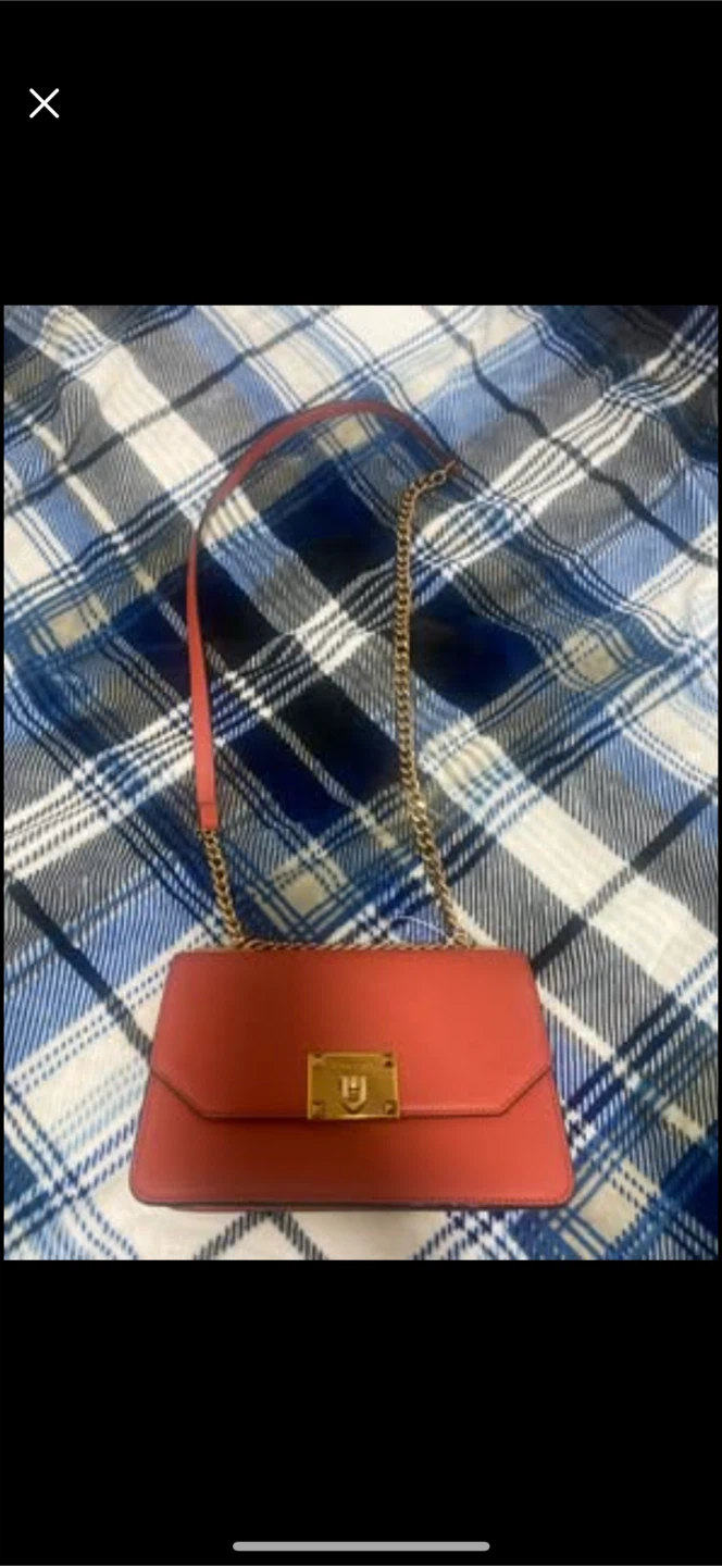 Red Leather Crossbody Bag
